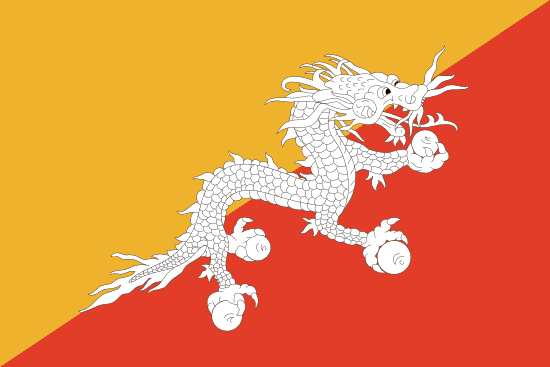 Bhutan's Flag