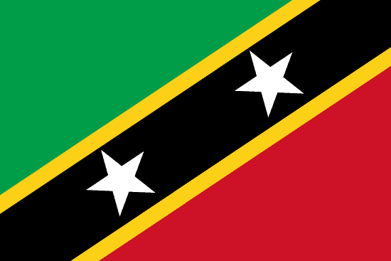 Saint Kitts and Nevis' Flag