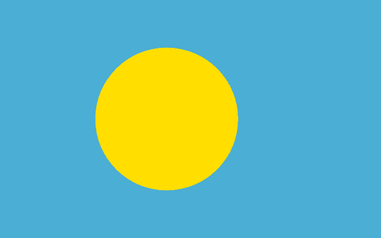 Palau's Flag