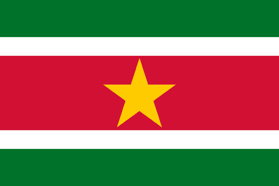 Suriname's Flag
