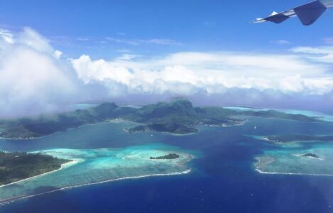 Ariel View: Bora Bora