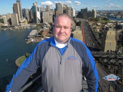 Climbing Up Sydney Harbour Bridge