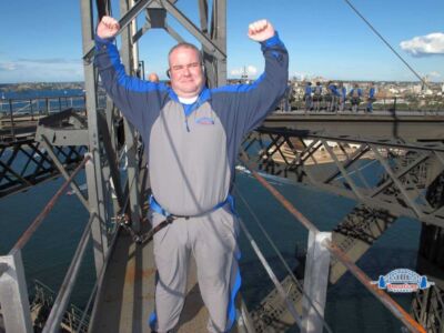 Top of Sydney Harbour Bridge
