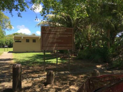 War in the Pacific National Historical Park Sign